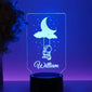 Personalised Astronaut Kids Gift Lamp | Custom Baby Name | Nursery Gift | Gift her Him | Gift for Her - Birthday Gift - Star Night Light