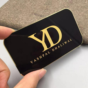 Mirror Gold-Metal-Business Card