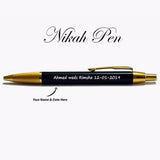 Luxurious Nikkah Pen With Engraved Names & Date - My Art