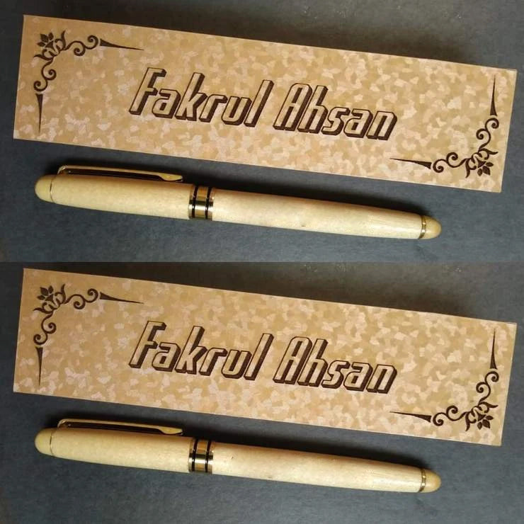 Name carved pen Clearance
