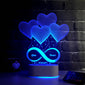 Our Eternal Love 3D Led Night Light