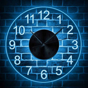 LED Lighting Wall Time Clock