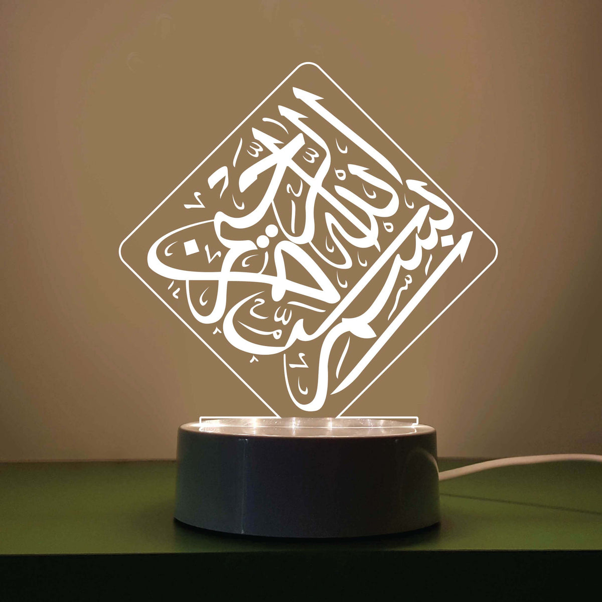 3D Acrylic Shield Lamp LH-10 – My Art