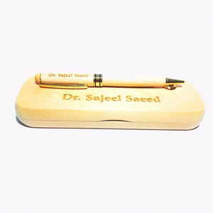 Executive Wooden Pen With Engraved Name - My Art