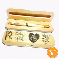 Executive Wooden Pen With Engraved Name - My Art
