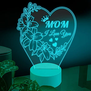 Ambesonne Mother's Day Table Desk Lamp