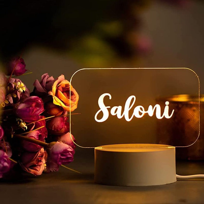 Led Nightlight Name Avighna Personalized Name 3D LED Night Lamp – My Art