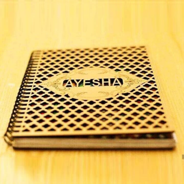 CUSTOMIZE YOUR OWN WOODEN NOTEBOOK WITH PEN - My Art