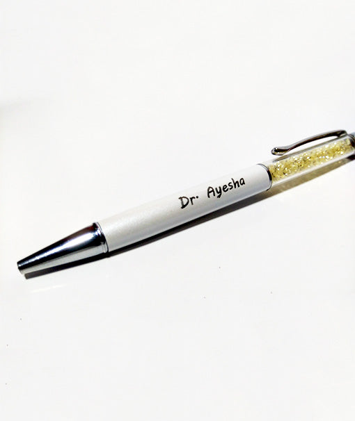 Crystal Diamond Pen With Engraved Name - My Art