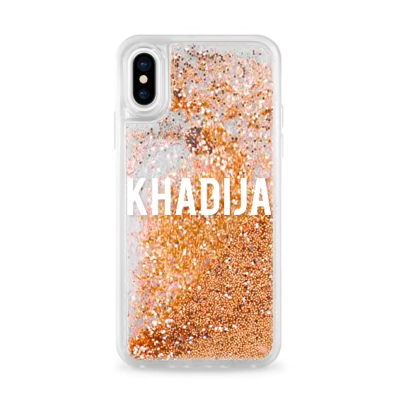 Customized Liquid Glitter Case - My Art