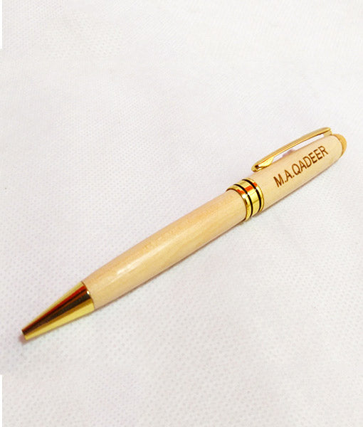 Executive Wooden Pen With Engraved Name - My Art