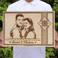 I'M YOURS AND YOU'RE MINE PERSONALIZED WOODEN FRAME - My Art