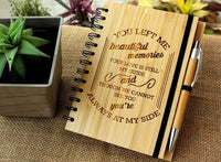 CUSTOMIZE YOUR OWN WOODEN NOTEBOOK WITH PEN - My Art