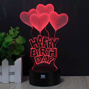 Personalized 3D Illusion LED LAMP For Birthday - My Art