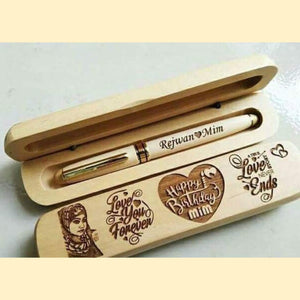 Executive Wooden Pen With Engraved Name - My Art
