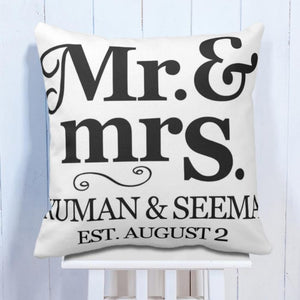 Personalised for Couple Cushion - My Art