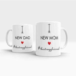 New Mom & Dad Mug Set