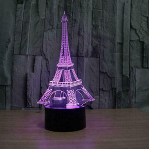 Eiffel Tower Acrylic 3D Illusion Lamp