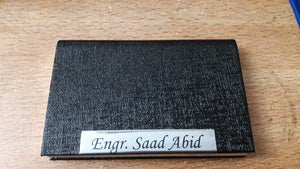 Customized Leather Engraved Name Wallet - My Art