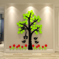 Hallway Flower and Tree Acrylic Wall Art