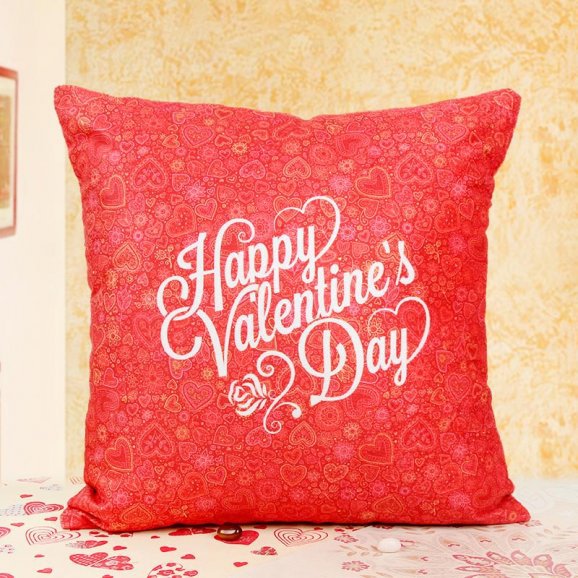 Happy Valentine's Day Cushion - My Art