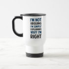 I'm not arguing, I'm simply explaining Lawyer mug - My Art