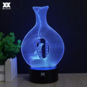 Vase 3D LED Night Light