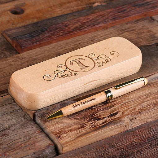 Executive Wooden Pen With Engraved Name - My Art