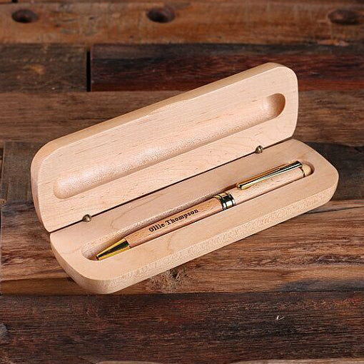 Executive Wooden Pen With Engraved Name - My Art