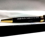 Jitter Black Pen with Engraved Name - My Art