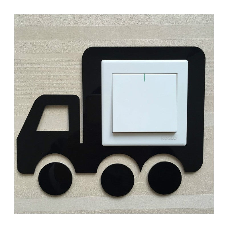 Vehicle Black Acrylic Switch Panel Art My Art